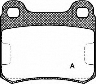 OPEN PARTS bpa015710 -  Комплект тормозных колодок, дисковый тормоз